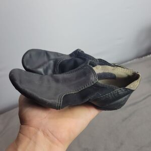 Baiwu Leather Upper Black Dance Shoes Size 10